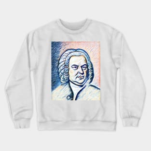 Johann Sebastian Bach Portrait | Johann Sebastian Bach Artwork 11 Crewneck Sweatshirt